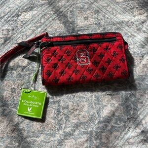Vera Bradley Red and Black Clutch Wristlet